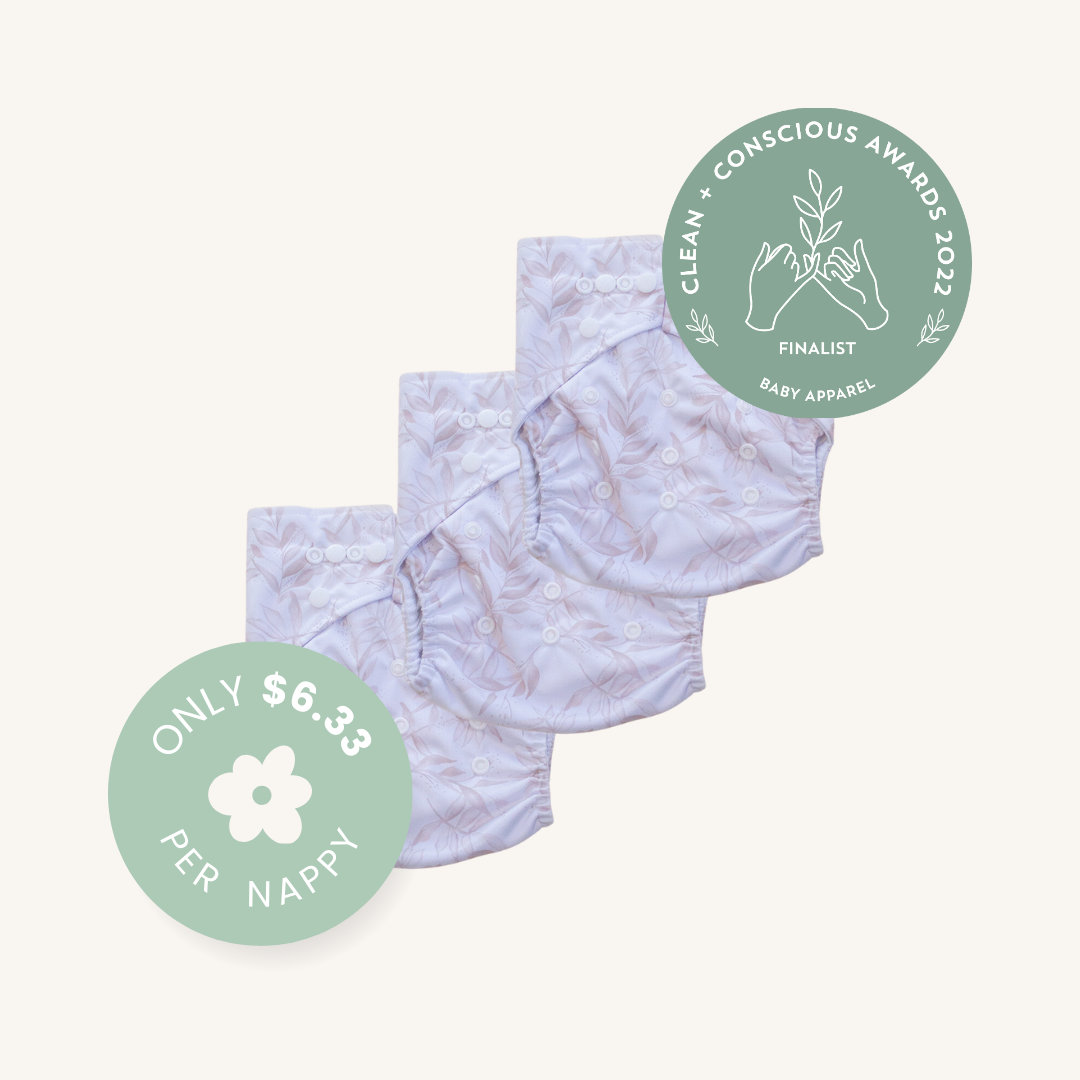 3pk Pandas Reusable Swim Nappy | FLORA