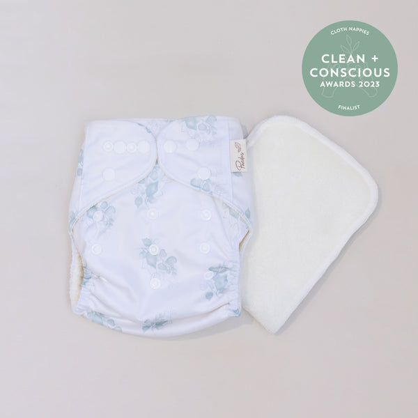 Ecostyle Bamboo Nappy Cover - Mocha – Clio intimates