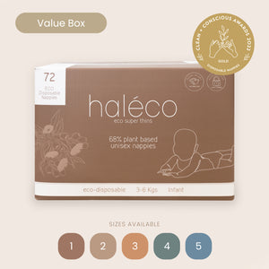 Haléco Plant Nappies | SINGLE BOX